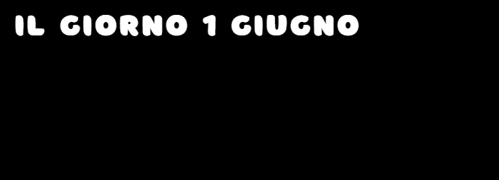 1 giugno